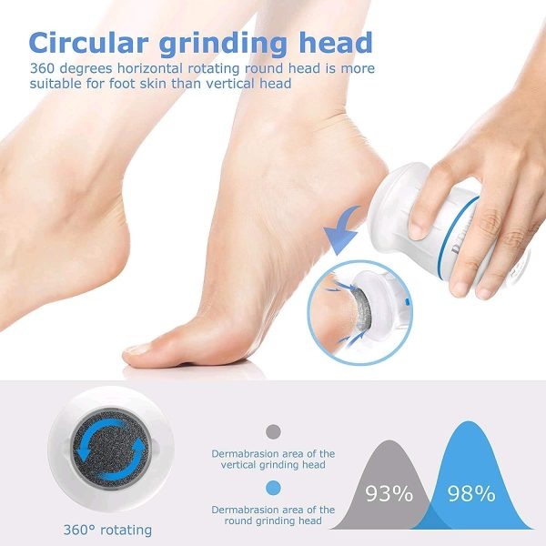 Electric Vacuum Foot Grinder